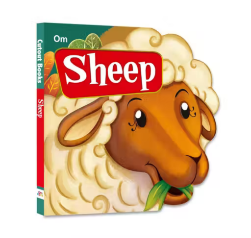 CUT OUT BOARD BOOK SHEEP (Gift for kids)