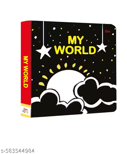 Board book My World - High contrast board book for children