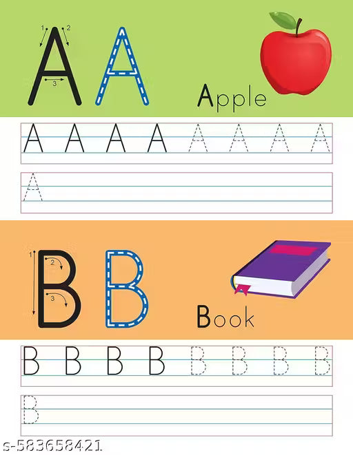 WIPE & CLEAN ABCD UPPERCASE ALPHABET WORKBOOK