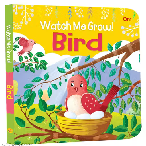 Board Book: Watch Me Grow! Bird- Activity Book for Children Age 3-5 Years