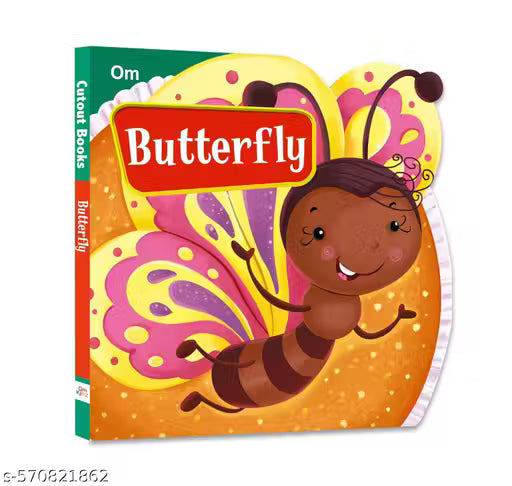 CUT OUT BOARD BOOK BIRDS BUTTERFLY (Gift for kids)