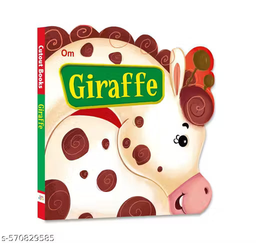 CUT OUT BOARD BOOK GIRAFFE (Gift for kids)