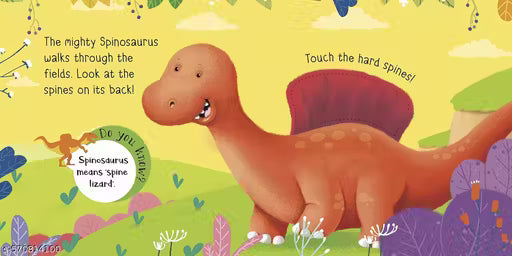 Board Book-Touch and Feel: Dino Buddies: Touch and Feel series (best gift)
