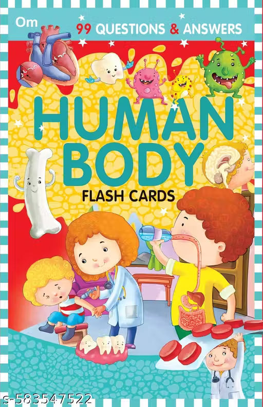 99 QUESTIONS AND ANSWERS HUMAN BODY FLASH CARDS