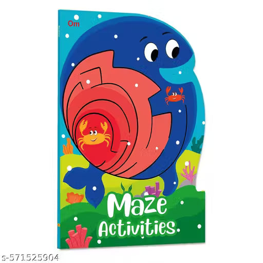 Maze Activities Cutout Activities book - Activity book for Children (Gift for kids)