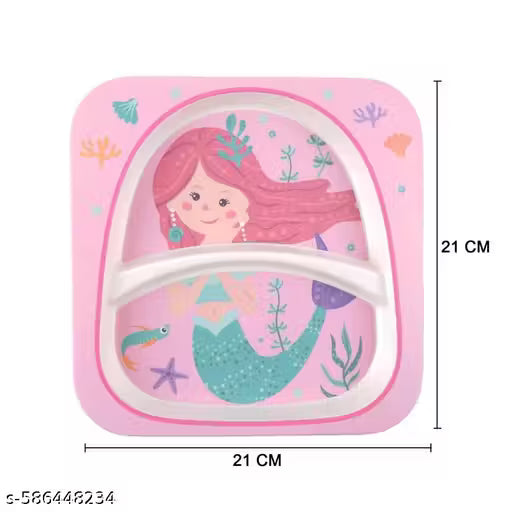 Magical Mermaid Bamboo Kids Dinner /Feeding Set of 5