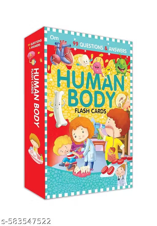 99 QUESTIONS AND ANSWERS HUMAN BODY FLASH CARDS