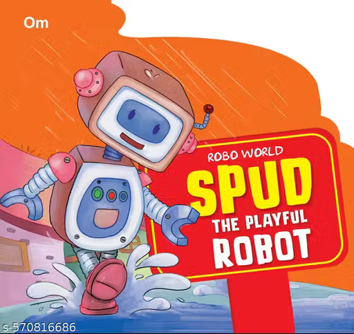 ROBO WORLD SPUD THE PLAYFUL ROBOT: CUTOUT BOARD BOOKS (Gift for kids)
