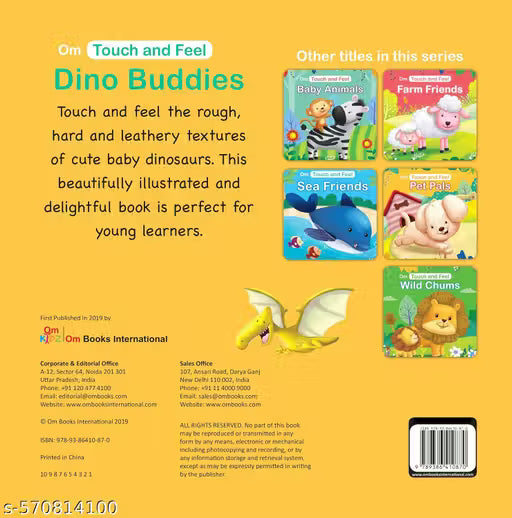 Board Book-Touch and Feel: Dino Buddies: Touch and Feel series (best gift)