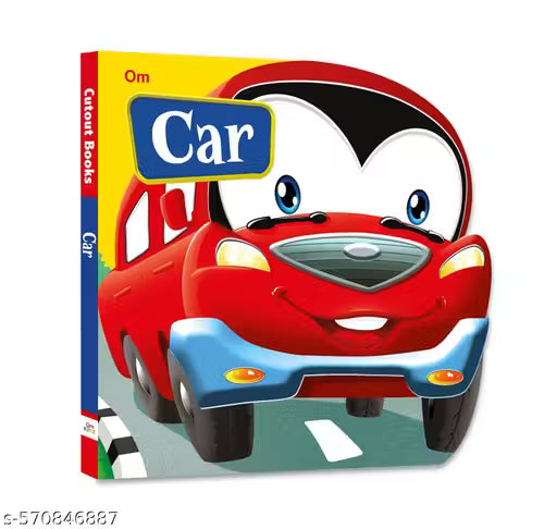CUT OUT BOARD BOOK TRANSPORT CAR (Gift for kids)