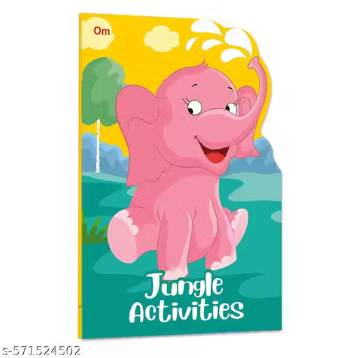 Jungle Activities Cutout Activities book - Activity book for Children (Gift for kids)