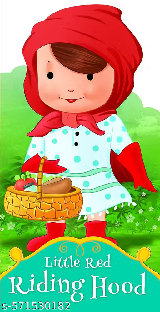 CUT OUT STORY BOOK LITTLE RED RIDING HOOD (Gift for kids)