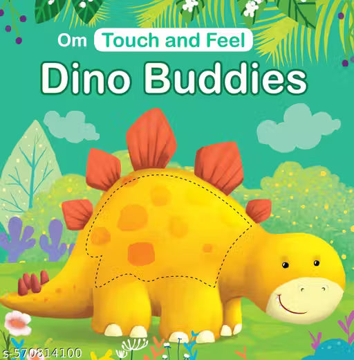 Board Book-Touch and Feel: Dino Buddies: Touch and Feel series (best gift)
