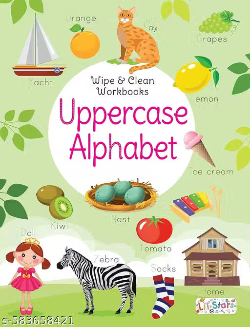 WIPE & CLEAN ABCD UPPERCASE ALPHABET WORKBOOK