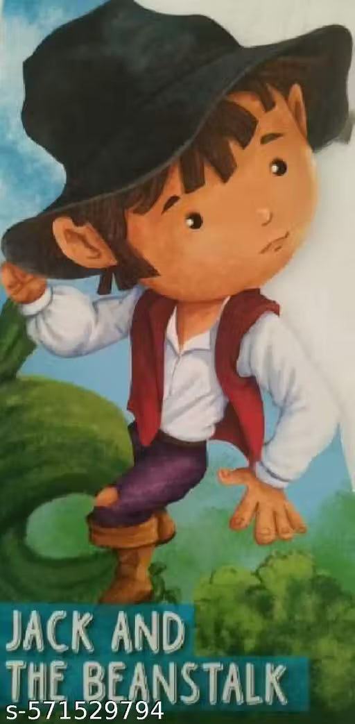 CUT OUT STORY BOOK JACK AND THE BEANSTALK (Gift for kids)