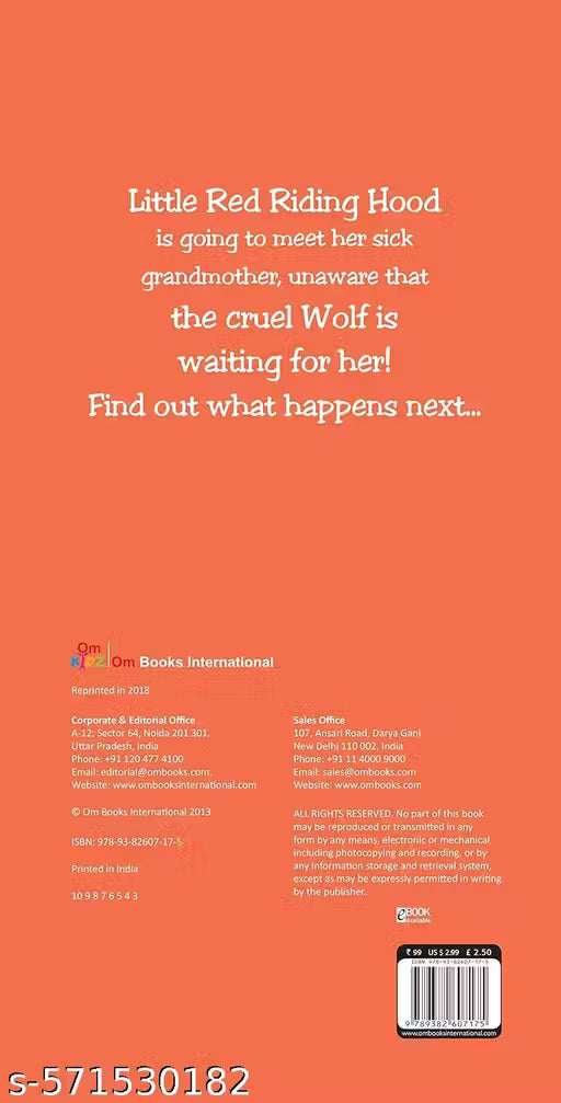 CUT OUT STORY BOOK LITTLE RED RIDING HOOD (Gift for kids)