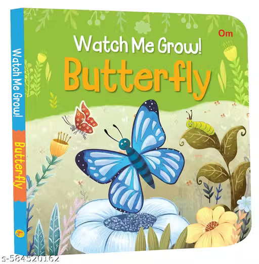 Board Book: Watch Me Grow! Butterfly- Activity Book for Children Age 3-5 Years