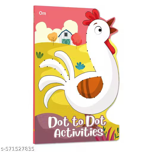 Dot to Dot Activities Cutout Activities book - Activity book for Children (Gift for kids)