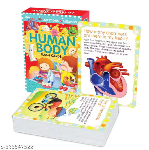99 QUESTIONS AND ANSWERS HUMAN BODY FLASH CARDS