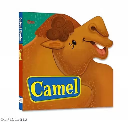 Cut Out Board Book Animals Camel (Gift for kids)